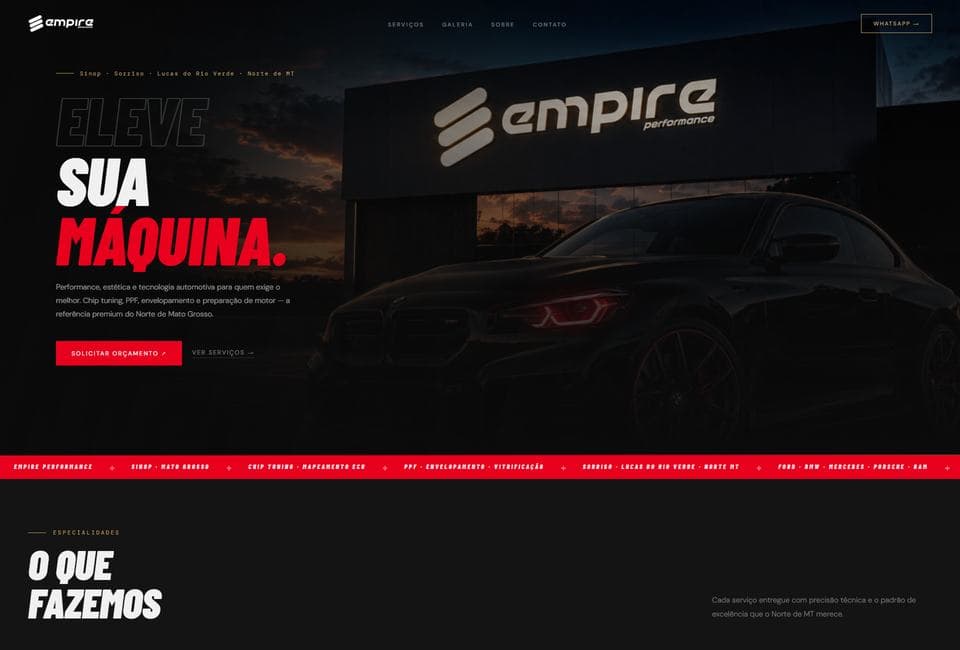 Site Empire Performance