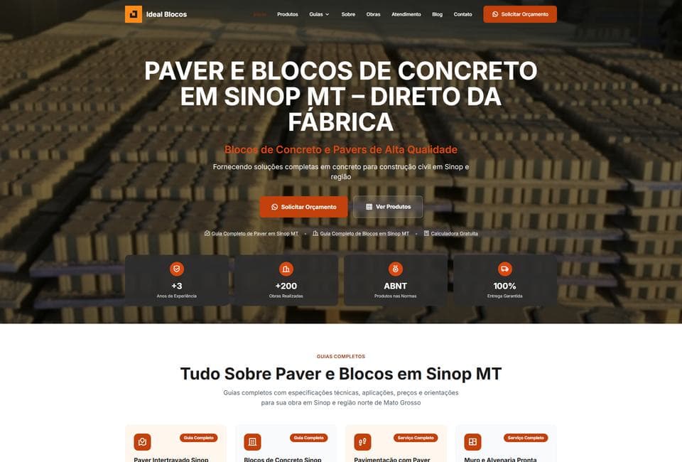 Site Ideal Blocos