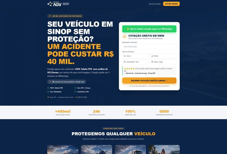 Site Universo AGV